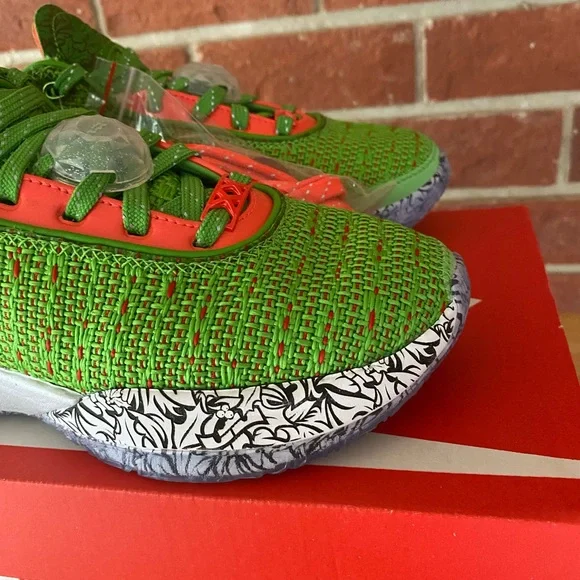 Nike Lebron 20 Stocking Stuffer Size 7 Womens Grinch Green Red New Sneakers Shoe - Picture 5 of 12